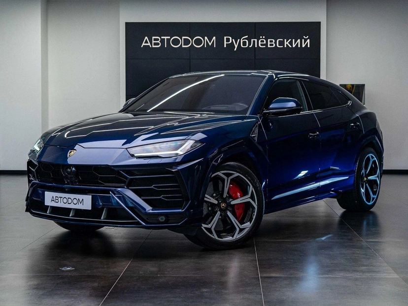 Автомобиль Lamborghini Urus I поколение 4.0 AT 4WD (650 л.с.) Individual Синий 2020 с пробегом 42 878 км