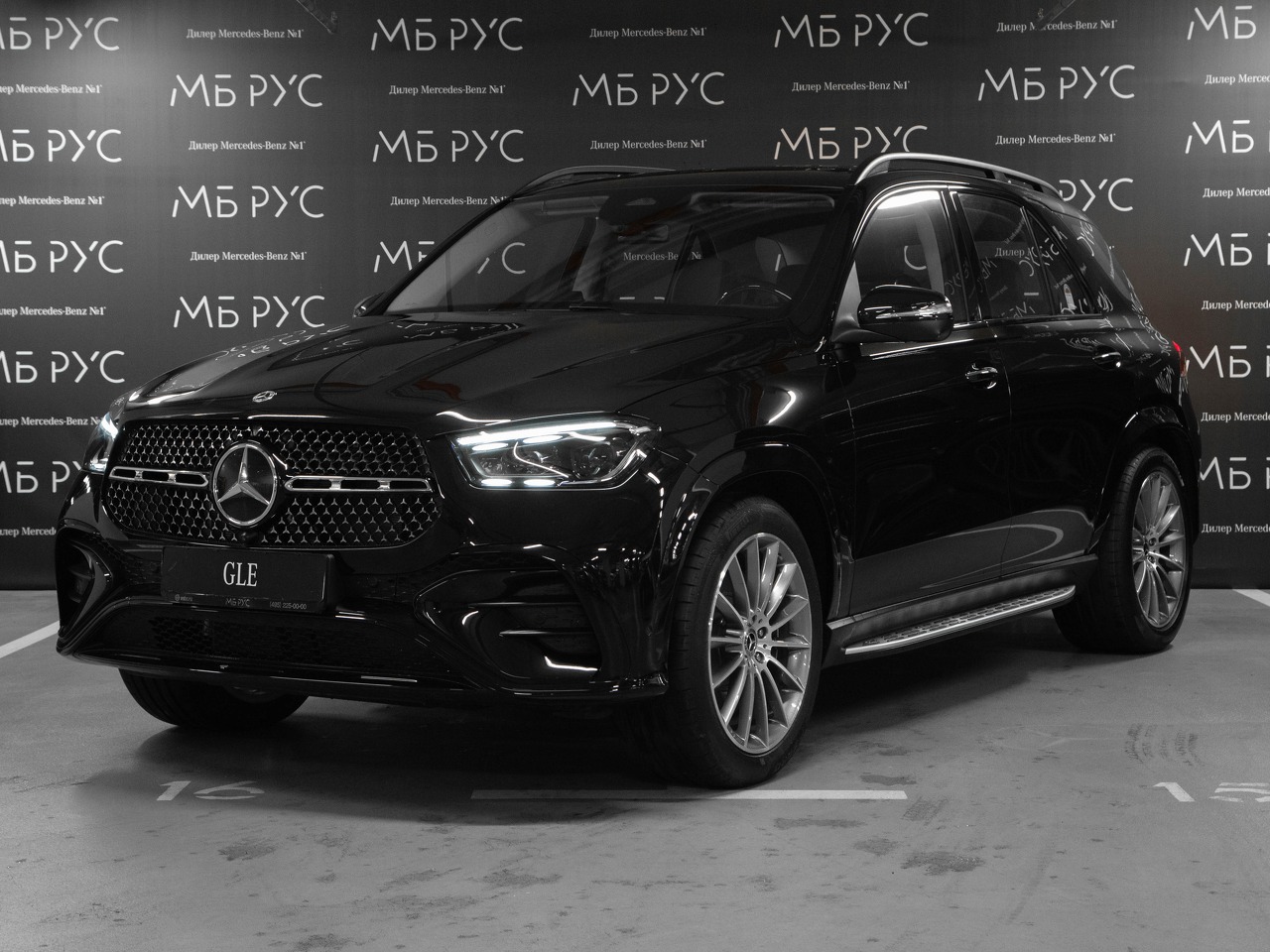 Mercedes-Benz GLE II (V167) [рестайлинг] 3.0 AT 4Matic (381 л.с.) Base Чёрный 2026 