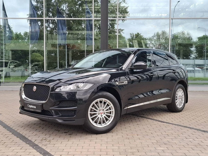 Jaguar F-Pace I поколение 2.0d AT 4WD (180 л.с.) Prestige Чёрный 2017 с пробегом 173 707 км