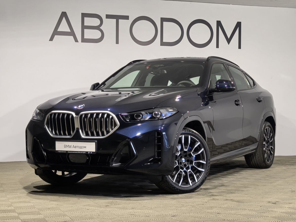 BMW X6 III (G06) [рестайлинг] 3.0 AT 4WD (381 л.с.) Base Чёрный 2025 