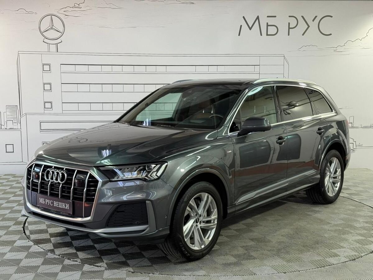 Audi Q7 II (4M) [рестайлинг] 3.0d AT 4WD (231 л.с.) 45 TDI quattro tiptronic Серый 2021 с пробегом 79 630 км