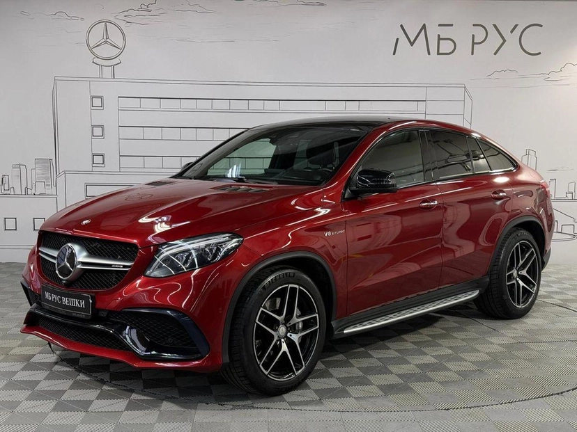 Автомобиль Mercedes-Benz GLE coupe AMG I поколение (C292) 63 AMG 5.5 AT 4Matic (558 л.с.) Особая серия Красный 2016 с пробегом 50 985 км