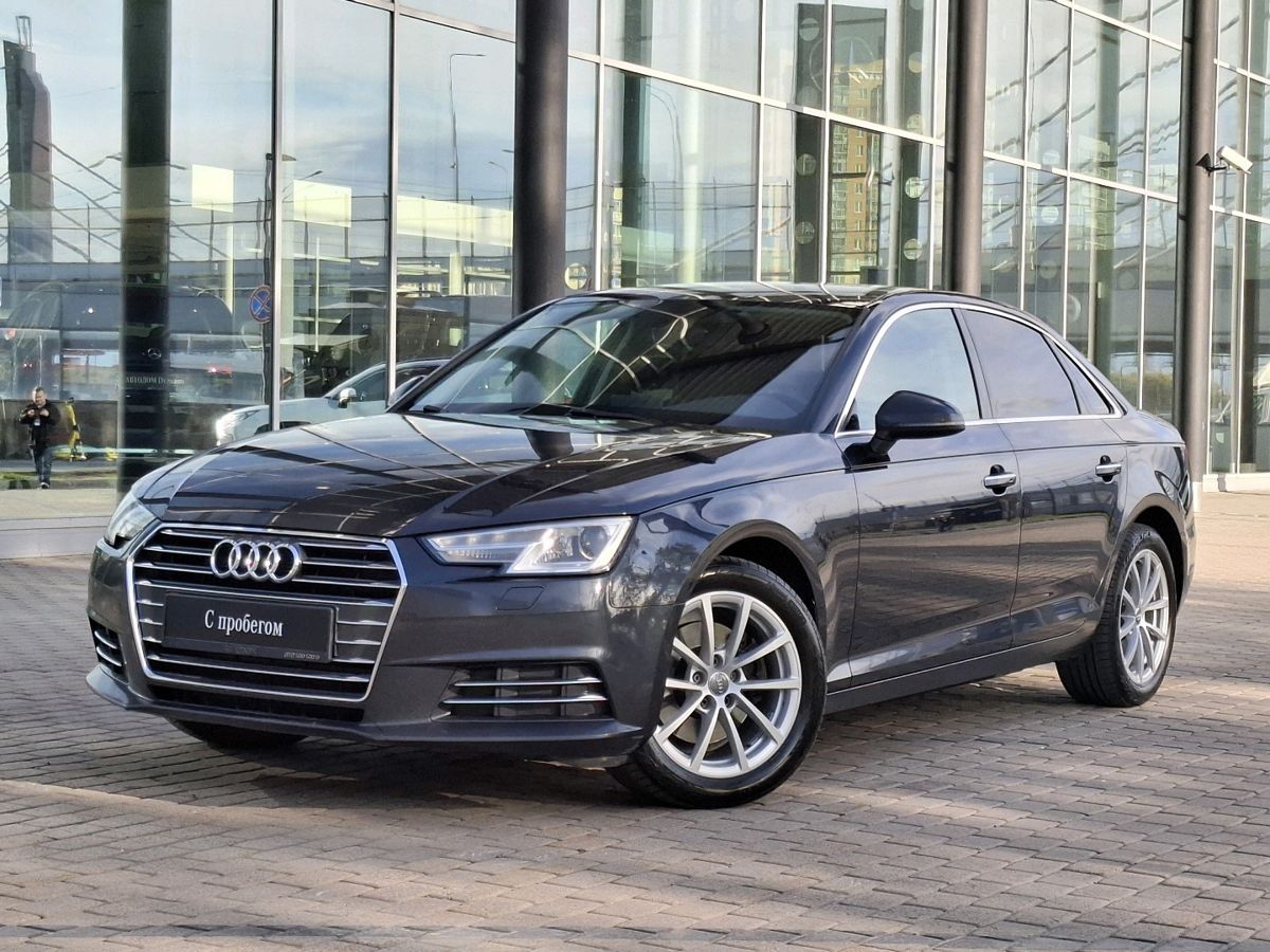 Audi A4 V поколение (B9) 1.4 AMT (150 л.с.) Design Чёрный 2016 с пробегом 144 438 км
