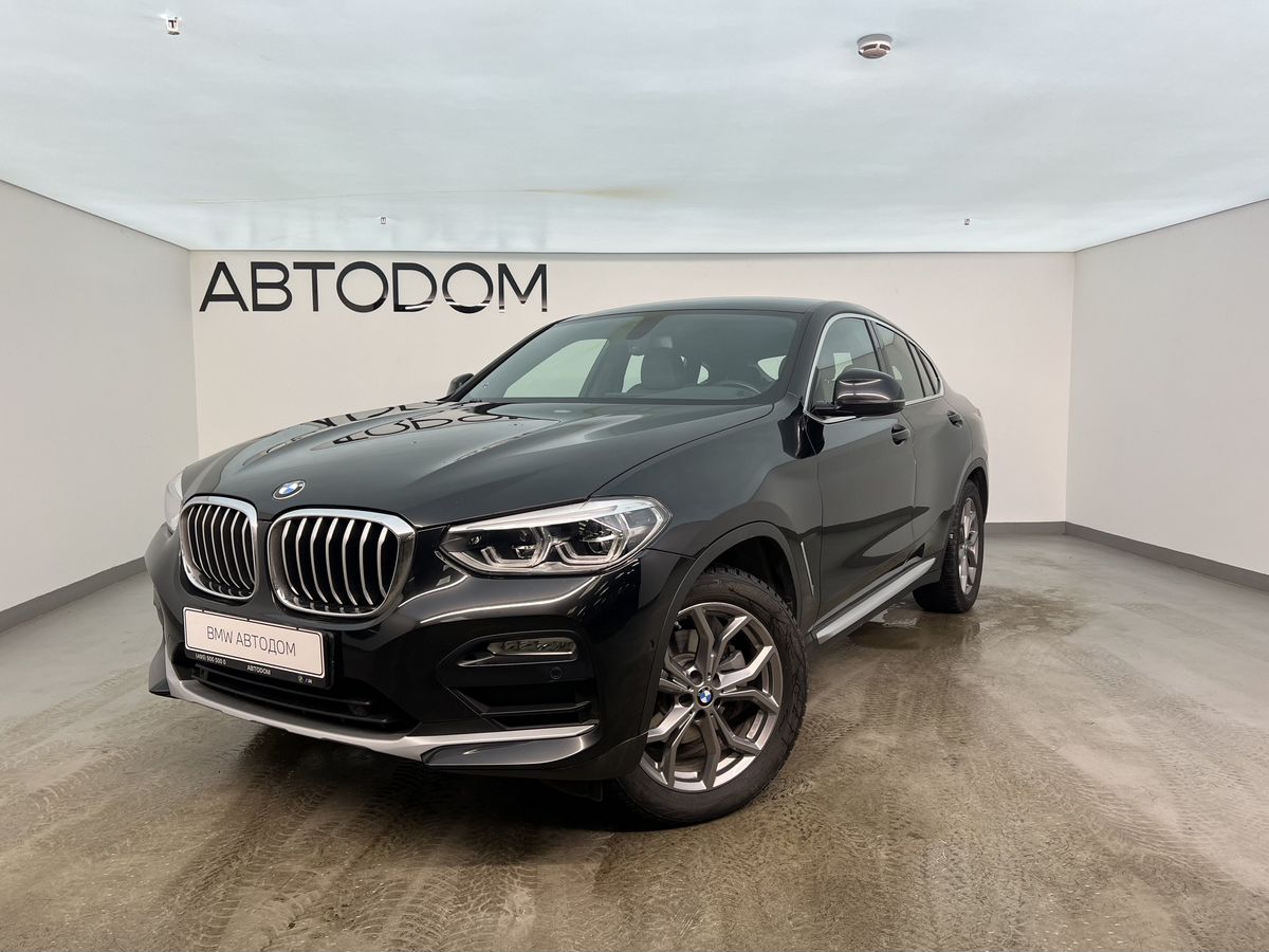 Автомобиль BMW X4 II поколение (G02) 2.0d AT 4WD (190 л.с.) xLine Чёрный 2019 с пробегом 121 280 км