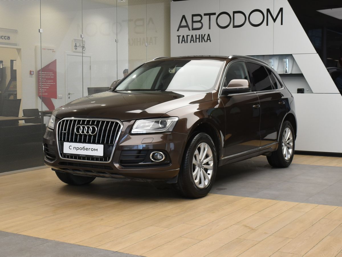 Audi Q5 I (8R) [рестайлинг] 2.0 AT 4WD (225 л.с.) Base Коричневый 2014 с пробегом 185 000 км
