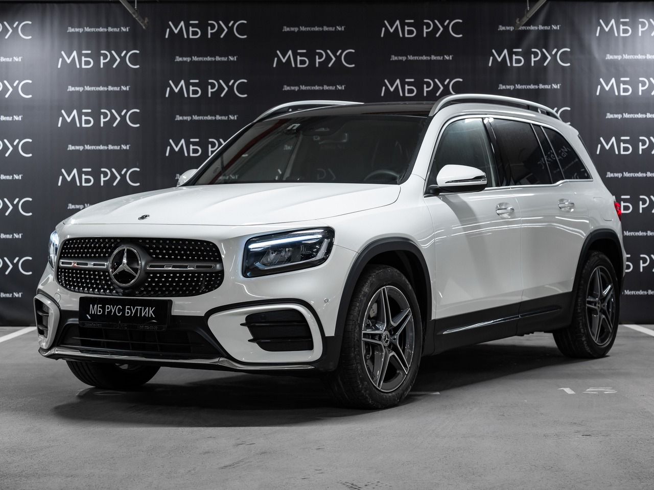 Автомобиль Mercedes-Benz GLB I (X247) [рестайлинг] 250 2.0 AMT 4Matic (224 л.с.) Base Белый 2025 