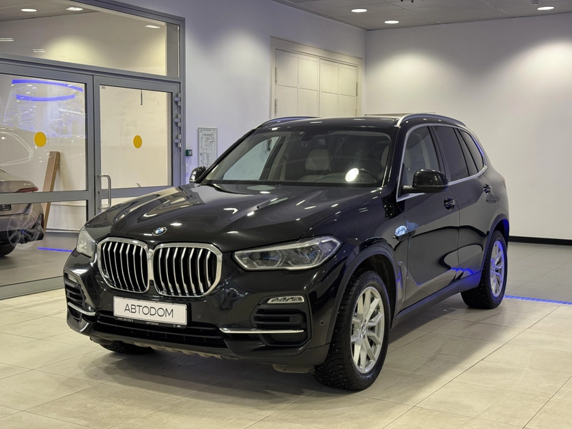 Автомобиль BMW X5 IV поколение (G05) 3.0d AT 4WD (265 л.с.) M Sport Чёрный 2020 с пробегом 108 526 км