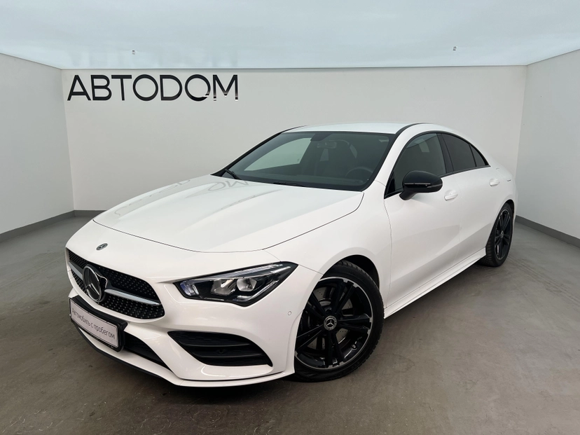 Автомобиль Mercedes-Benz CLA II поколение (C118/X118) 250 2.0 AMT 4Matic (224 л.с.) Sport Белый 2019 с пробегом 32 992 км