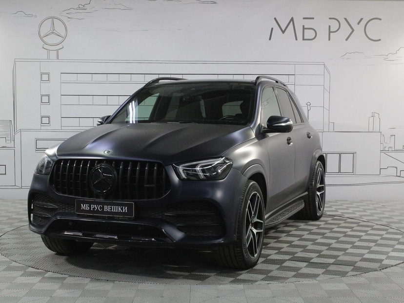 Автомобиль Mercedes-Benz GLE II поколение (V167) 450 3.0 AT 4Matic (367 л.с.) Sport Plus Синий 2020 с пробегом 54 265 км