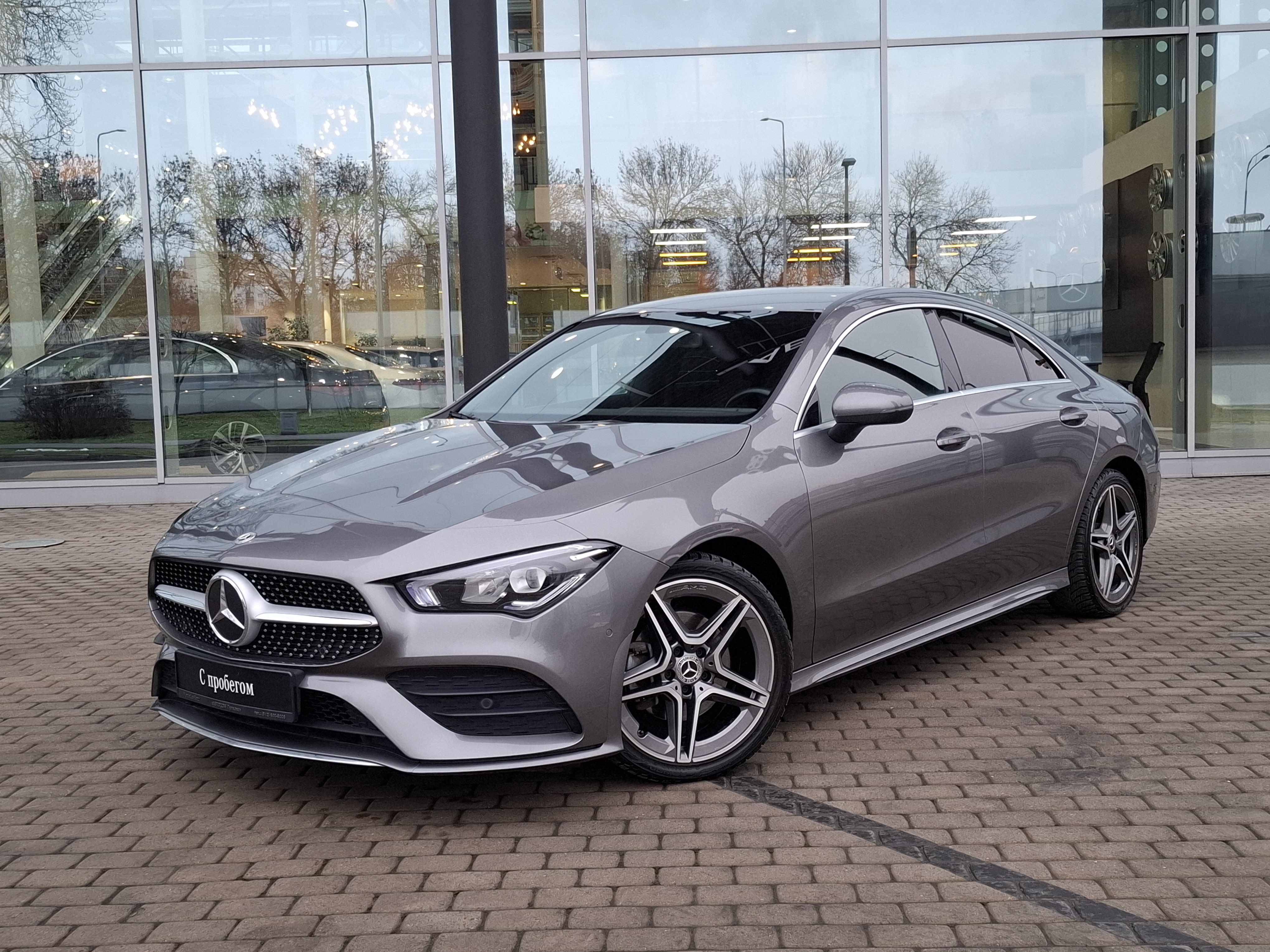 Автомобиль Mercedes-Benz CLA II поколение (C118/X118) 200 1.3 AMT (150 л.с.) Sport Серый 2020 с пробегом 35 289 км