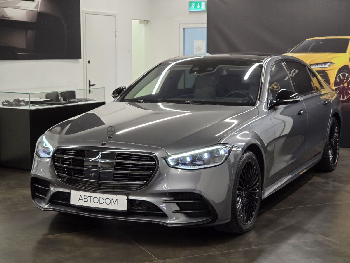 Автомобиль Mercedes-Benz S-Класс VII поколение (W223) 400 2.9d AT 4Matic (330 л.с.) Base Серый 2022 с пробегом 75 476 км