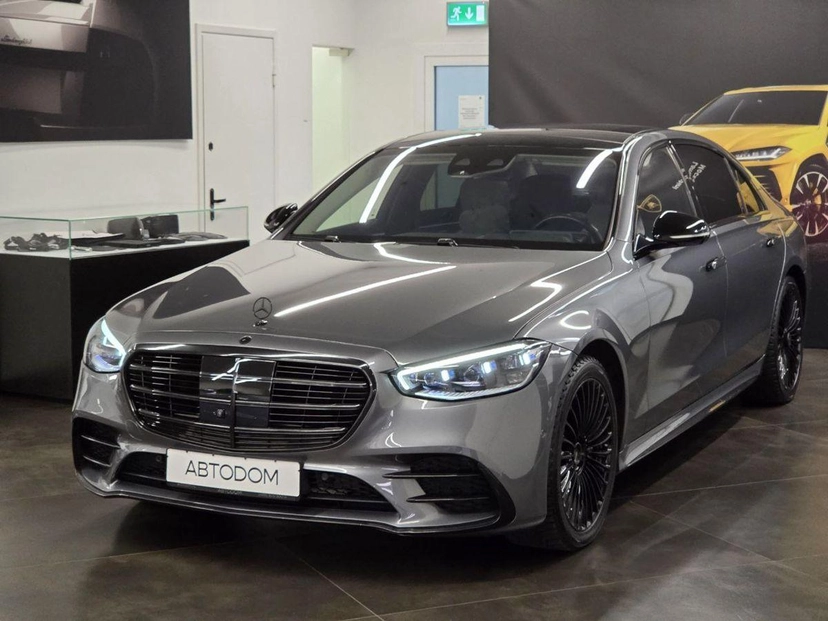 Автомобиль Mercedes-Benz S-Класс VII поколение (W223) 400 2.9d AT 4Matic (330 л.с.) Base Серый 2022 с пробегом 75 476 км