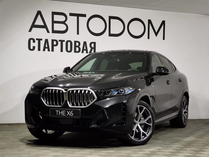 Автомобиль BMW X6 III поколение (G06) 3.0d AT 4WD (286 л.с.) Base Чёрный 2023 