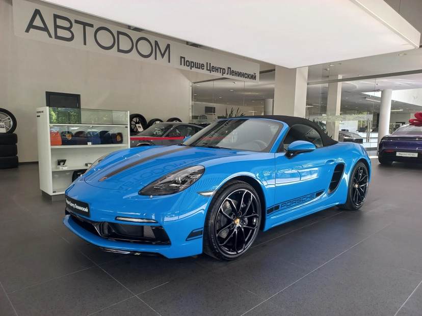 Автомобиль Porsche Boxster IV поколение (982) 2.0 AMT (300 л.с.) Style Edition Синий 2025