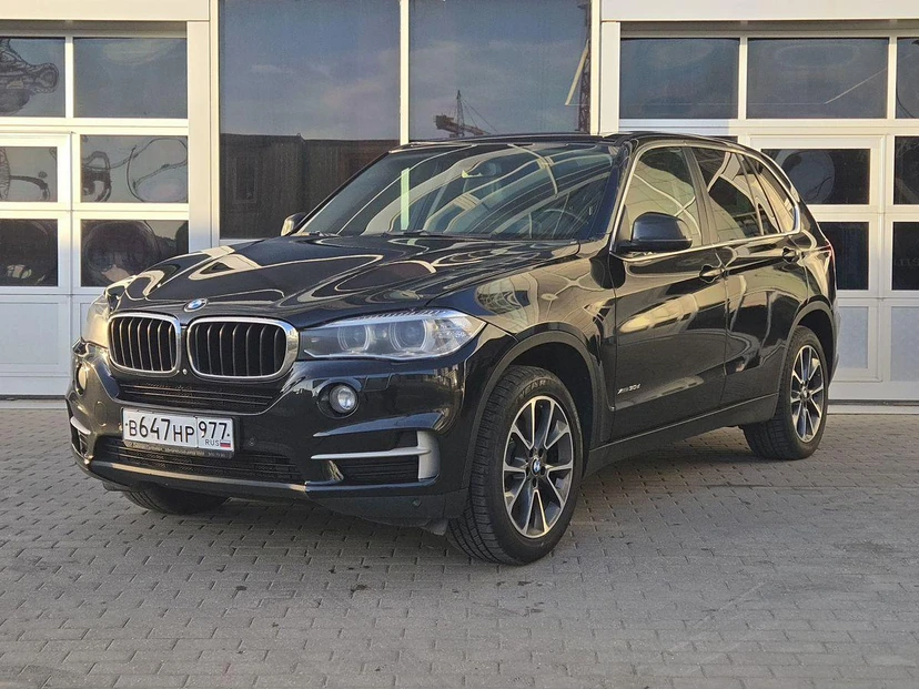 BMW X5 III поколение (F15) 3.0d AT 4WD (249 л.с.) M Sport Чёрный 2014 с пробегом 198 000 км