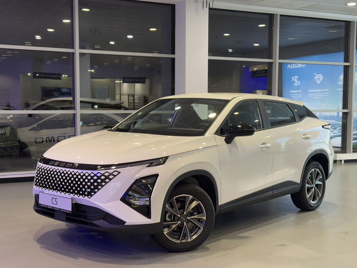 Автомобиль OMODA C5 I [рестайлинг] 1.6 AMT 4WD (150 л.с.) Drive Белый 2025 