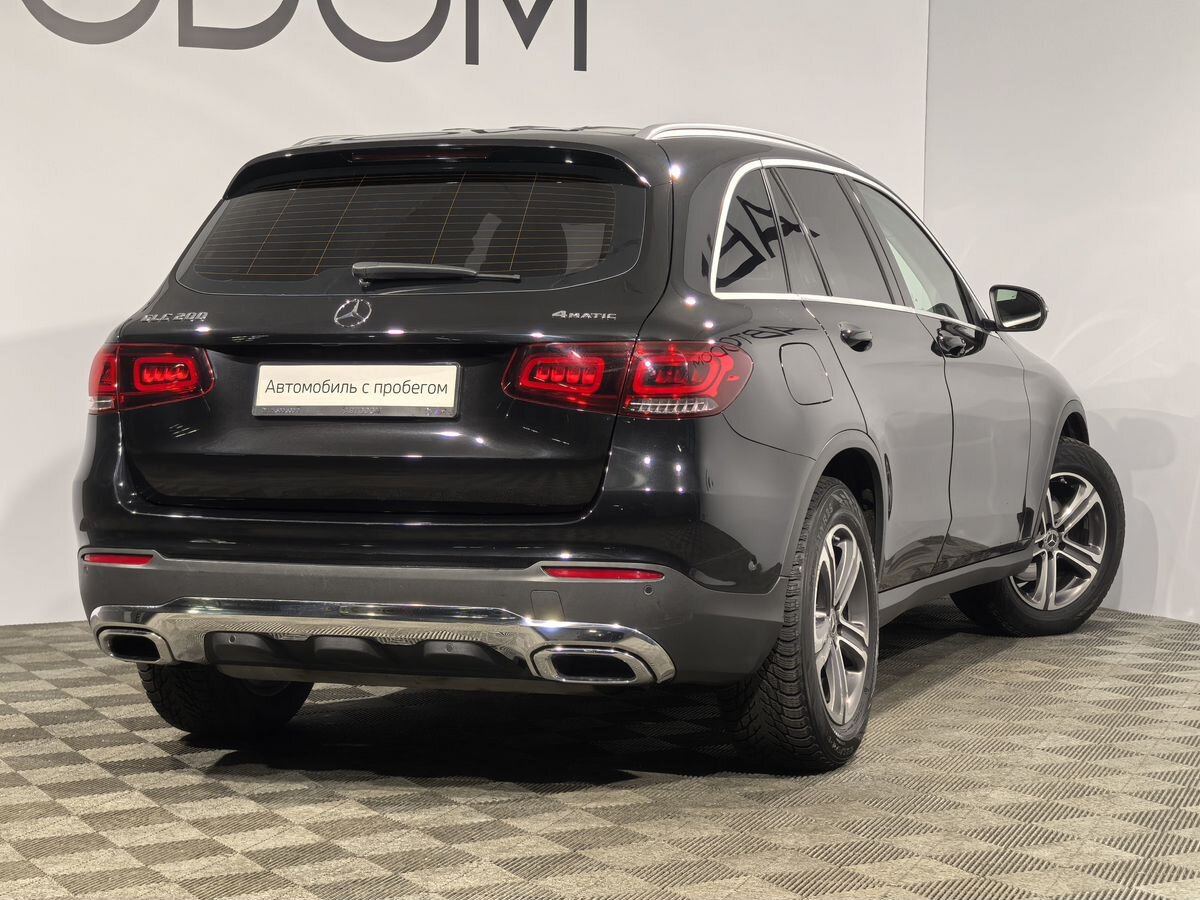 Автомобиль Mercedes-Benz GLC I (X253) [рестайлинг] 200 2.0 AT 4Matic (197 л.с.) Premium Чёрный 2020 с пробегом 82 457 км