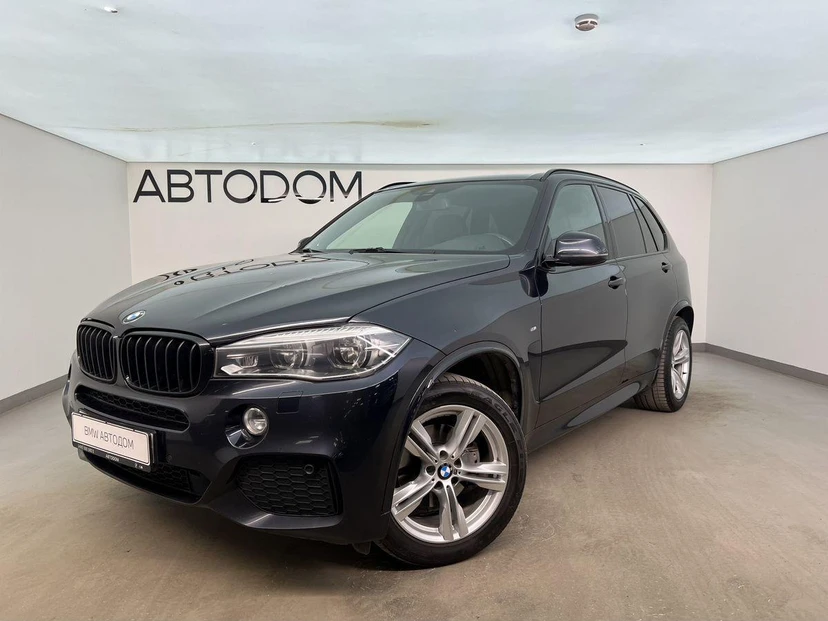 Автомобиль BMW X5 III поколение (F15) 3.0d AT 4WD (249 л.с.) M Sport Чёрный 2018 с пробегом 102 000 км