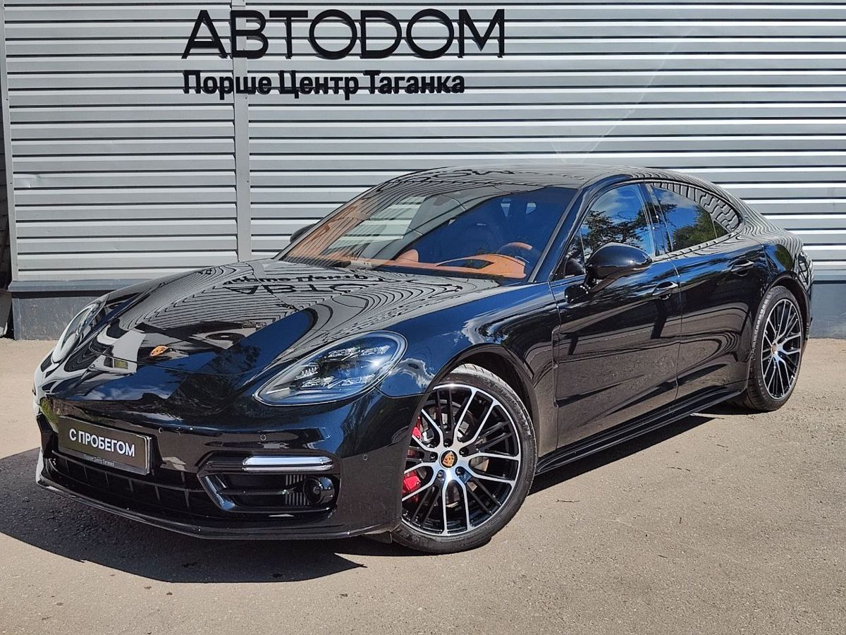 Porsche Panamera II [рестайлинг] GTS 4.0 AMT 4WD (480 л.с.) Panamera GTS Чёрный 2021 с пробегом 46 548 км