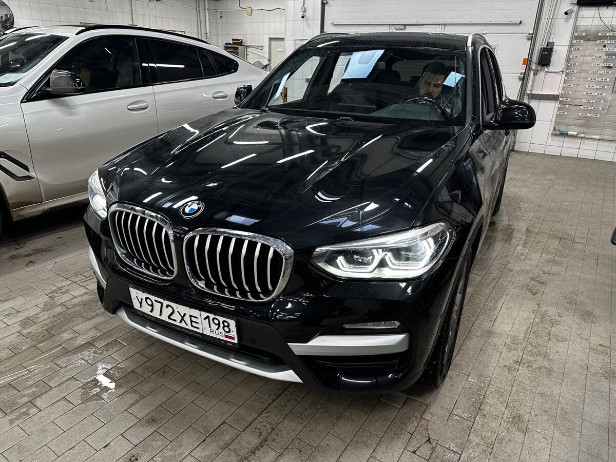 Автомобиль BMW X3 III поколение (G01) 2.0d AT 4WD (190 л.с.) xLine Чёрный 2019 с пробегом 54 069 км