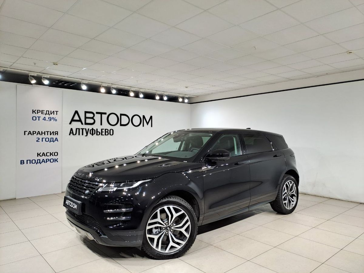 Автомобиль Land Rover Range Rover Evoque II [рестайлинг] 2.0 AT 4WD (249 л.с.) SE Чёрный 2025 с пробегом 1 050 км