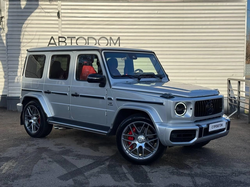 Автомобиль Mercedes-Benz G-Класс AMG II поколение (W463) 63 AMG 4.0 AT 4Matic (585 л.с.) AMG Серебристый 2023 с пробегом 22 138 км