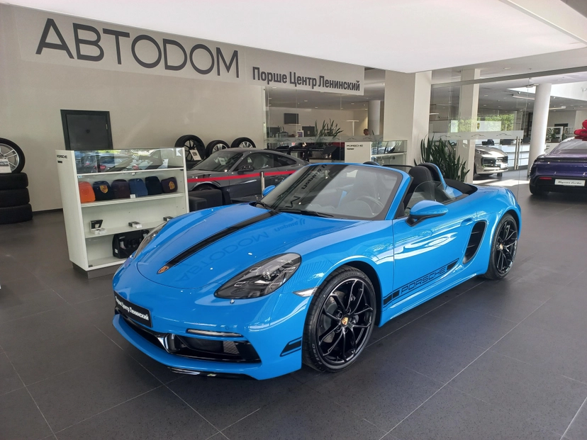 Автомобиль Porsche Boxster IV поколение (982) 2.0 AMT (300 л.с.) Style Edition Синий 2025