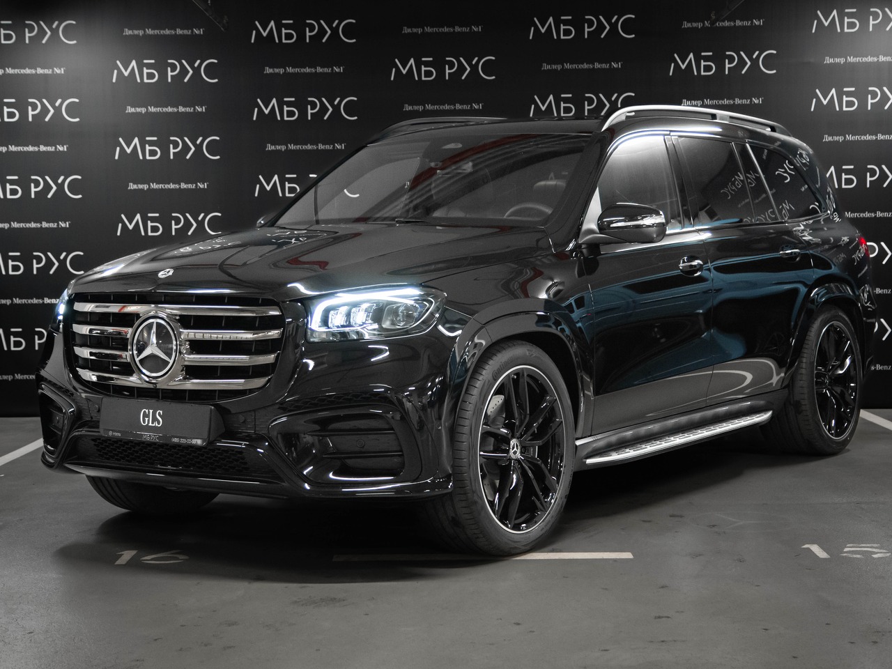 Mercedes-Benz GLS II (X167) [рестайлинг] 450 3.0 AT 4Matic (381 л.с.) Base Чёрный 2026 