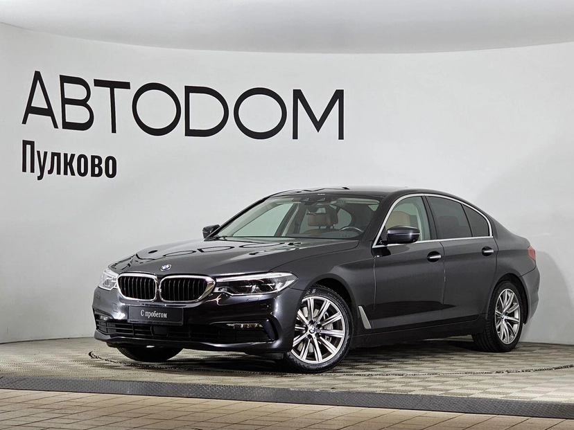 Автомобиль BMW 5 серии VII поколение (G30/G31) 540 3.0d AT 4WD (320 л.с.) Base Чёрный 2018 с пробегом 169 306 км