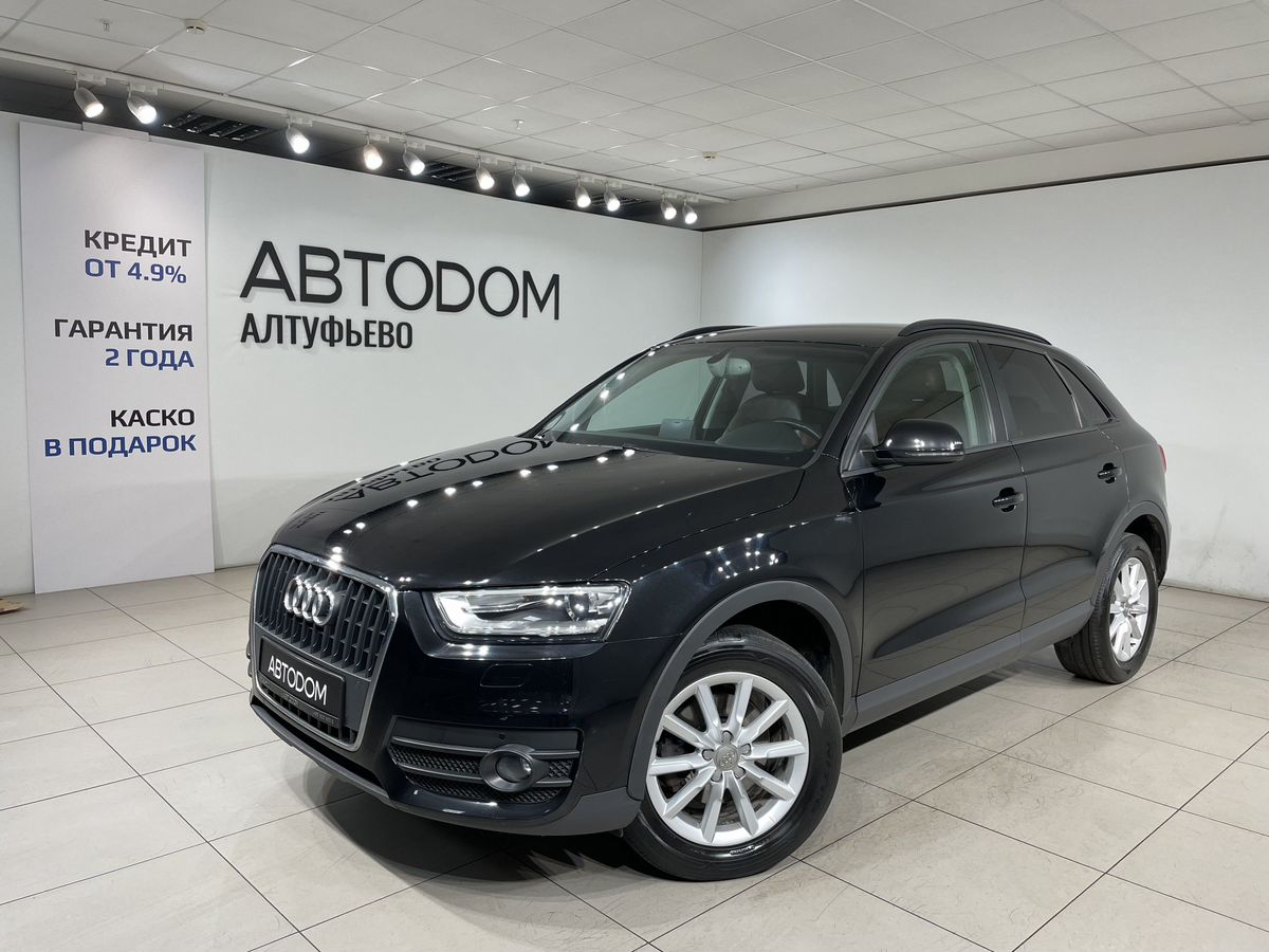 Audi Q3 I поколение (8U) 1.4 AMT (150 л.с.) Base Чёрный 2013 с пробегом 57 437 км