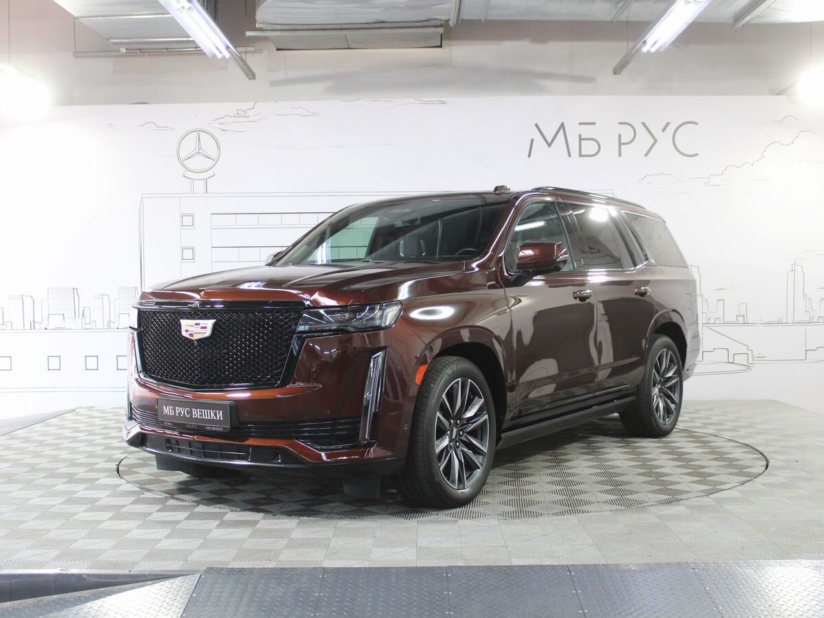 Cadillac Escalade V поколение 6.2 AT 4WD (416 л.с.) Sport Platinum Коричневый 2022 с пробегом 70 101 км