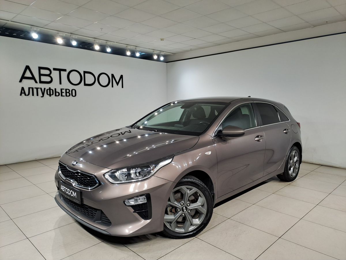Kia Ceed III поколение 1.6 AT (128 л.с.) Prestige Коричневый 2018 с пробегом 99 846 км