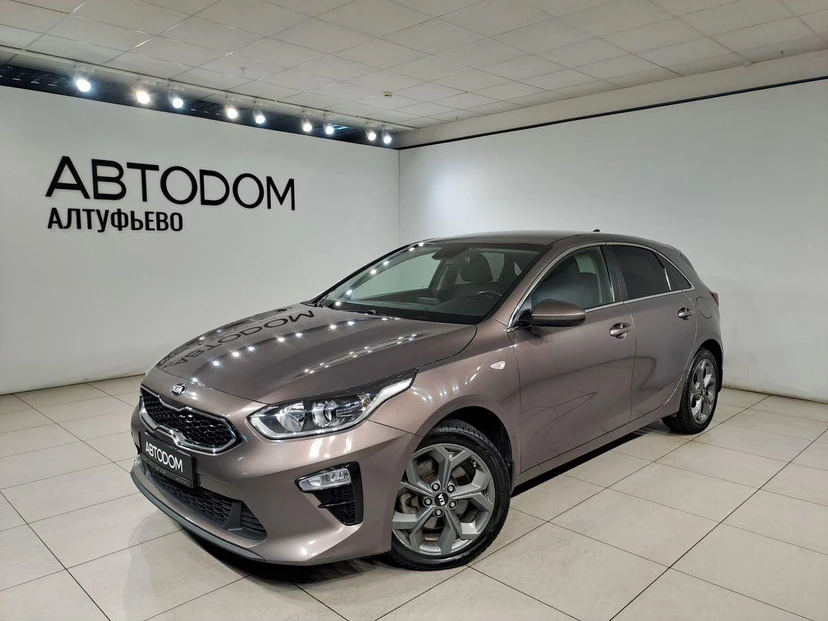Kia Ceed III поколение 1.6 AT (128 л.с.) Prestige Коричневый 2018 с пробегом 99 846 км
