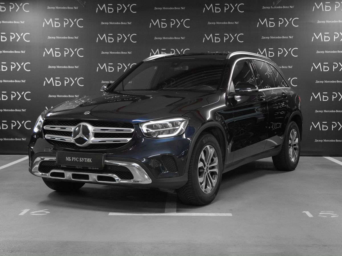 Mercedes-Benz GLC I (X253) [рестайлинг] 220 2.0d AT 4Matic (194 л.с.) Premium Синий 2020 с пробегом 30 080 км