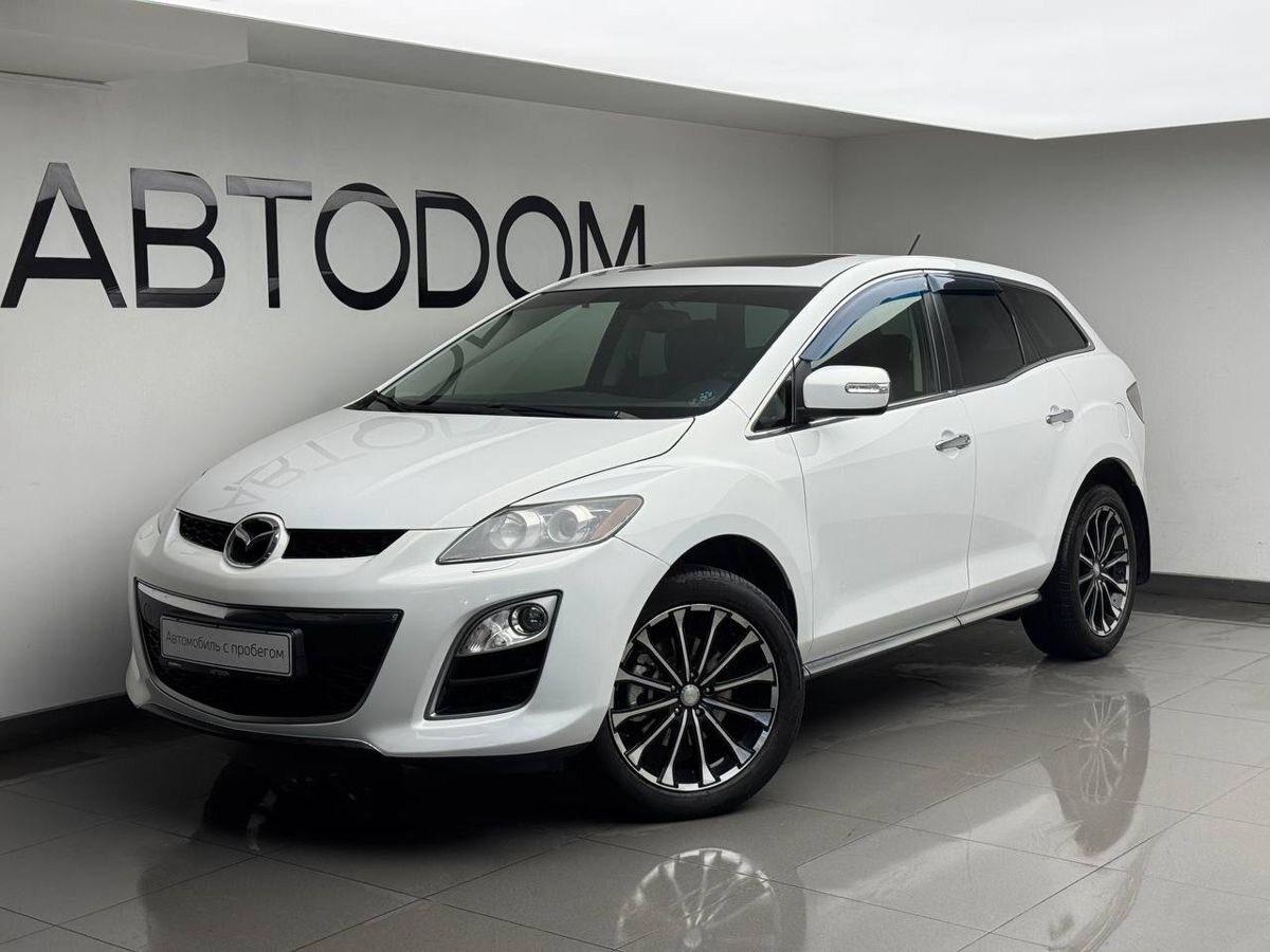 Mazda CX-7 I [рестайлинг] 2.3 AT 4WD (238 л.с.) Touring Белый 2011 с пробегом 126 969 км