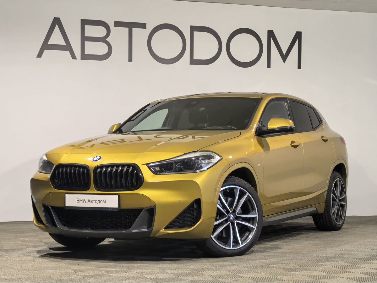 BMW X2 I поколение (F39) 2.0 AT 4WD (192 л.с.) Base Жёлтый 2020 с пробегом 84 695 км