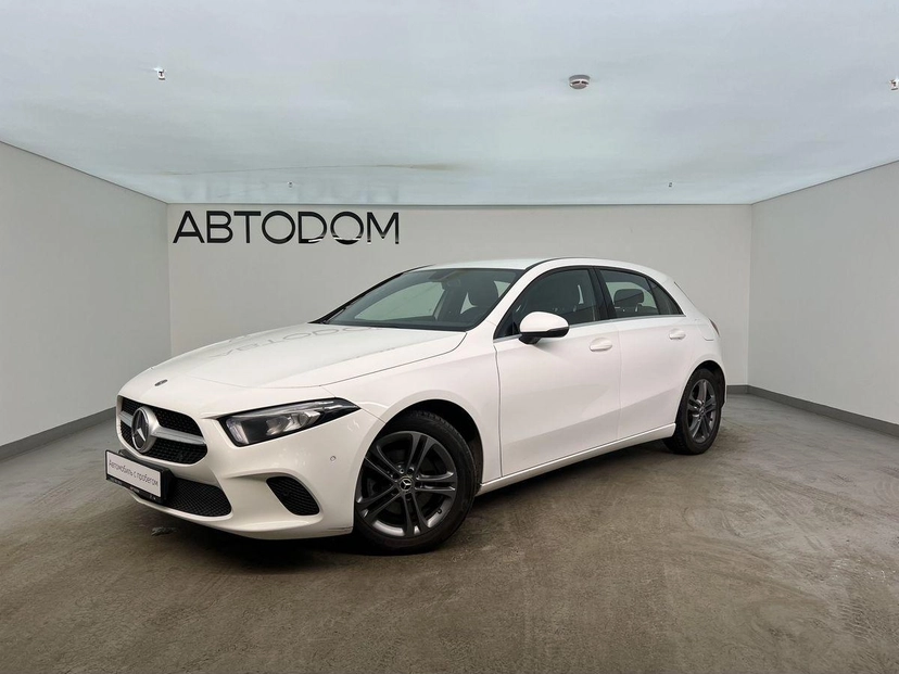 Автомобиль Mercedes-Benz A-Класс IV поколение (W177) 200 1.3 AMT (150 л.с.) Style Белый 2018 с пробегом 102 529 км
