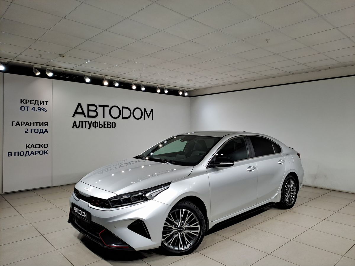 Автомобиль Kia Cerato IV [рестайлинг] 2.0 AT (150 л.с.) GT Line+ Серый 2021 с пробегом 90 000 км