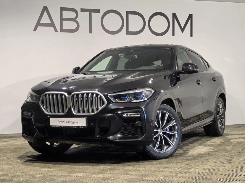 Автомобиль BMW X6 III поколение (G06) 3.0d AT 4WD (249 л.с.) M Sport Pro Чёрный 2020 с пробегом 137 577 км