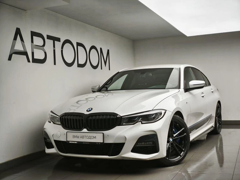 Автомобиль BMW 3 серии VII поколение (G20/G21/G28) 320 2.0d AT (190 л.с.) M Sport Белый 2019 с пробегом 83 669 км