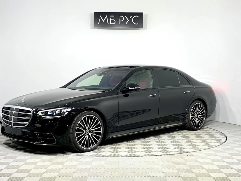 Автомобиль Mercedes-Benz S-Класс VII поколение (W223) 3.0 AT 4Matic (449 л.с.) Base Чёрный 2024