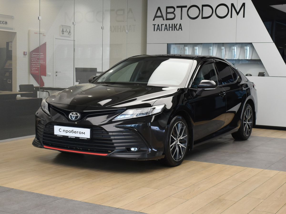 Toyota Camry VIII (XV70) [рестайлинг] 2.5 AT (200 л.с.) GR Sport Чёрный 2021 с пробегом 88 620 км