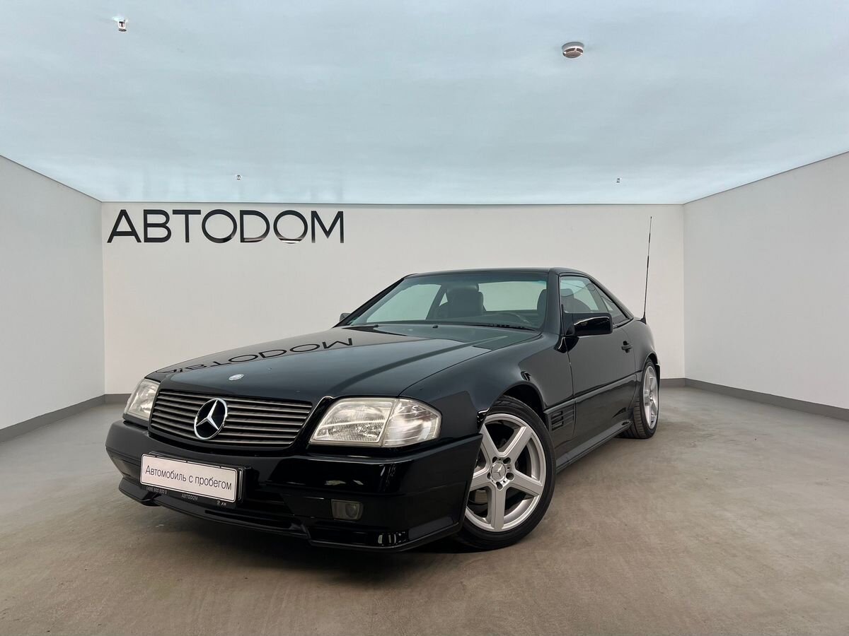 Автомобиль Mercedes-Benz SL IV поколение (R129) 3.2 AT (231 л.с.) Base Чёрный 1993 с пробегом 164 655 км