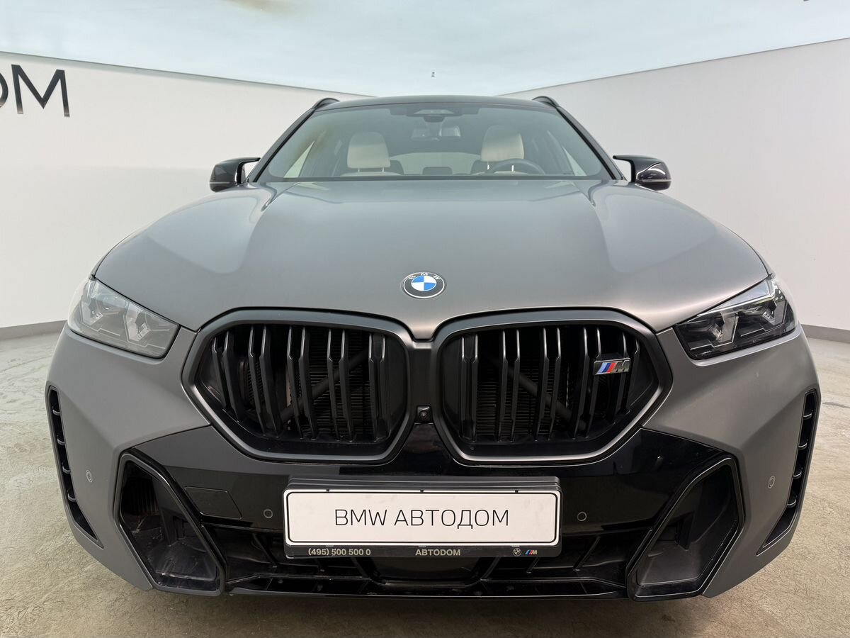 Автомобиль BMW X6 III (G06) [рестайлинг] 4.4 AT 4WD (530 л.с.) Base Серый 2024 с пробегом 21 190 км