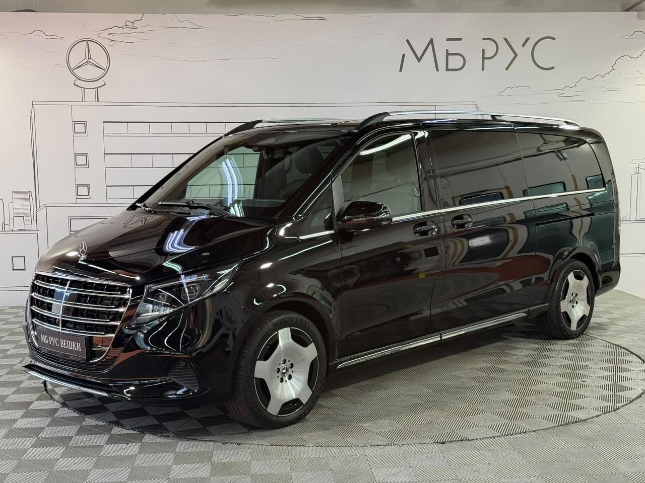 Mercedes-Benz V-Класс II (W447) [2-й рестайлинг] 2.0d AT 4Matic Extra Long (237 л.с.) Exclusive AMG Line Чёрный 2026 