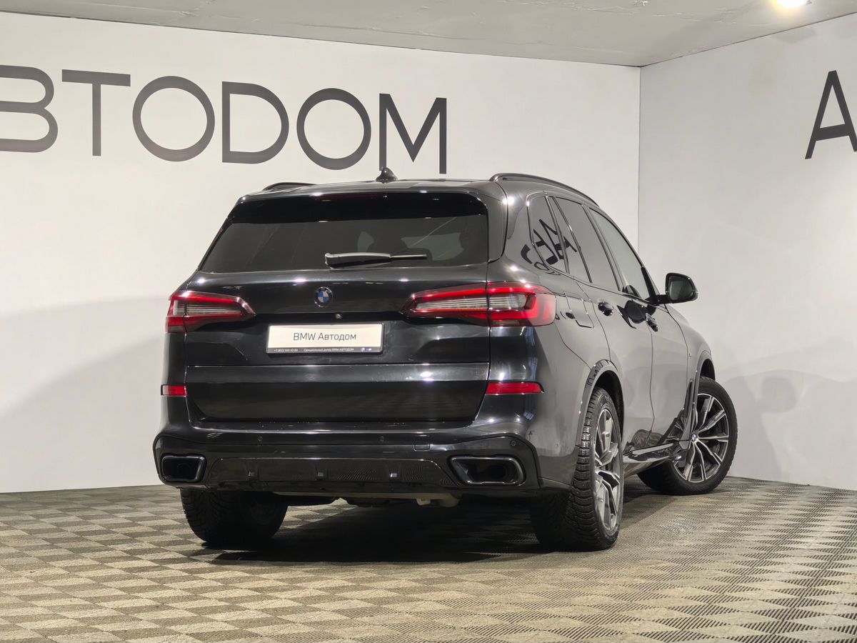 Автомобиль BMW X5 IV поколение (G05) 3.0d AT 4WD (249 л.с.) M Sport Pro Чёрный 2020 с пробегом 72 948 км