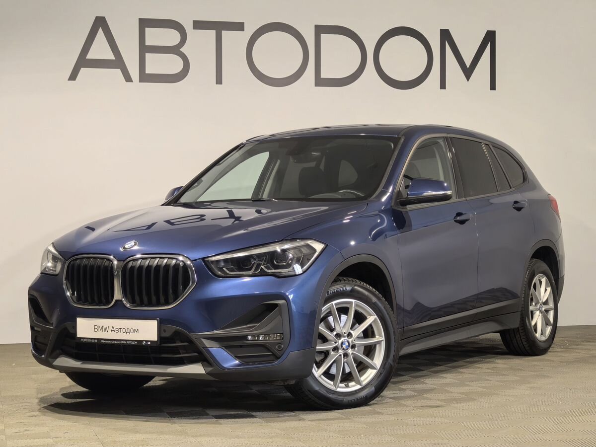 BMW X1 II (F48) [рестайлинг] 2.0d AT 4WD (150 л.с.) Advantage Синий 2020 с пробегом 65 696 км