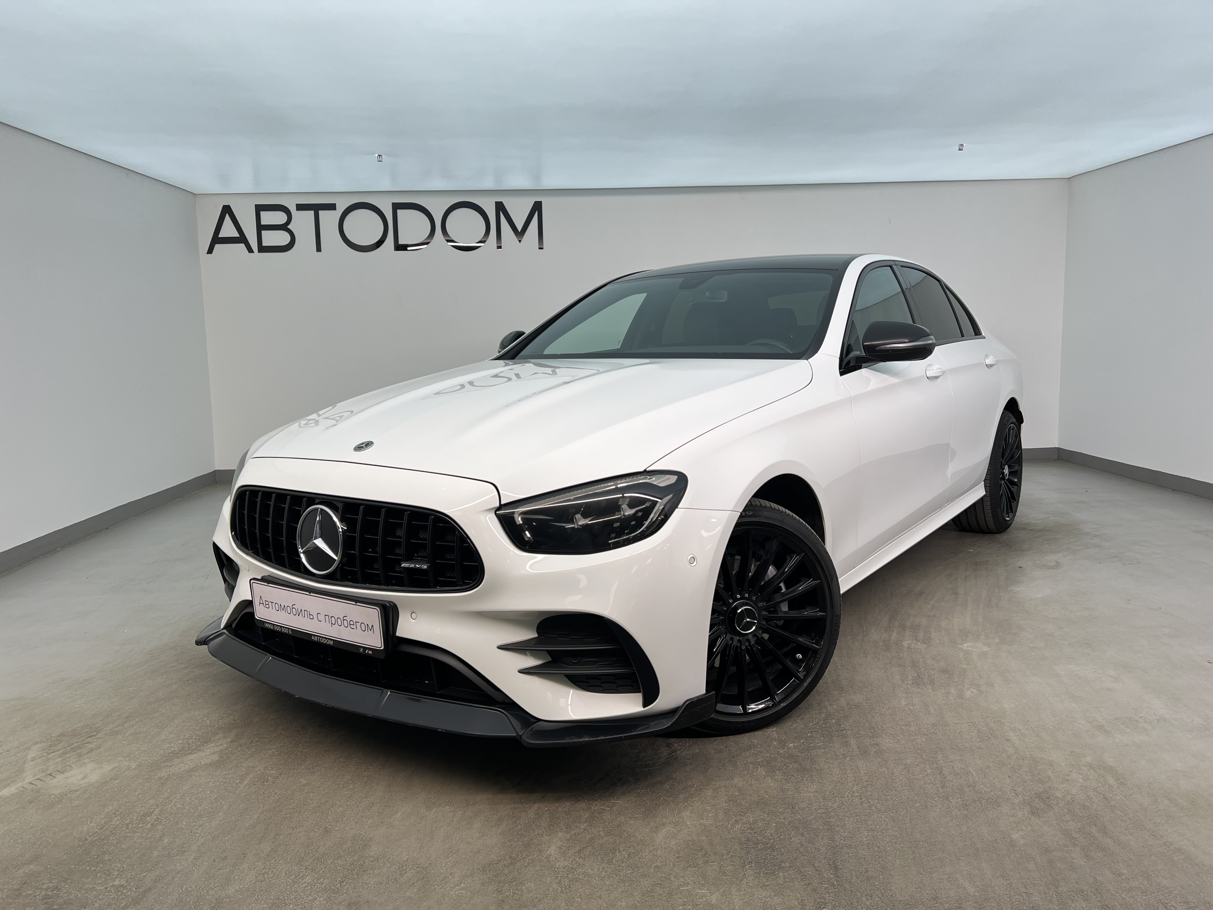 Автомобиль Mercedes-Benz E-Класс V (W213/S213/C238) [рестайлинг] 220 2.0d AT 4Matic (194 л.с.) Sport Белый 2021 с пробегом 76 862 км