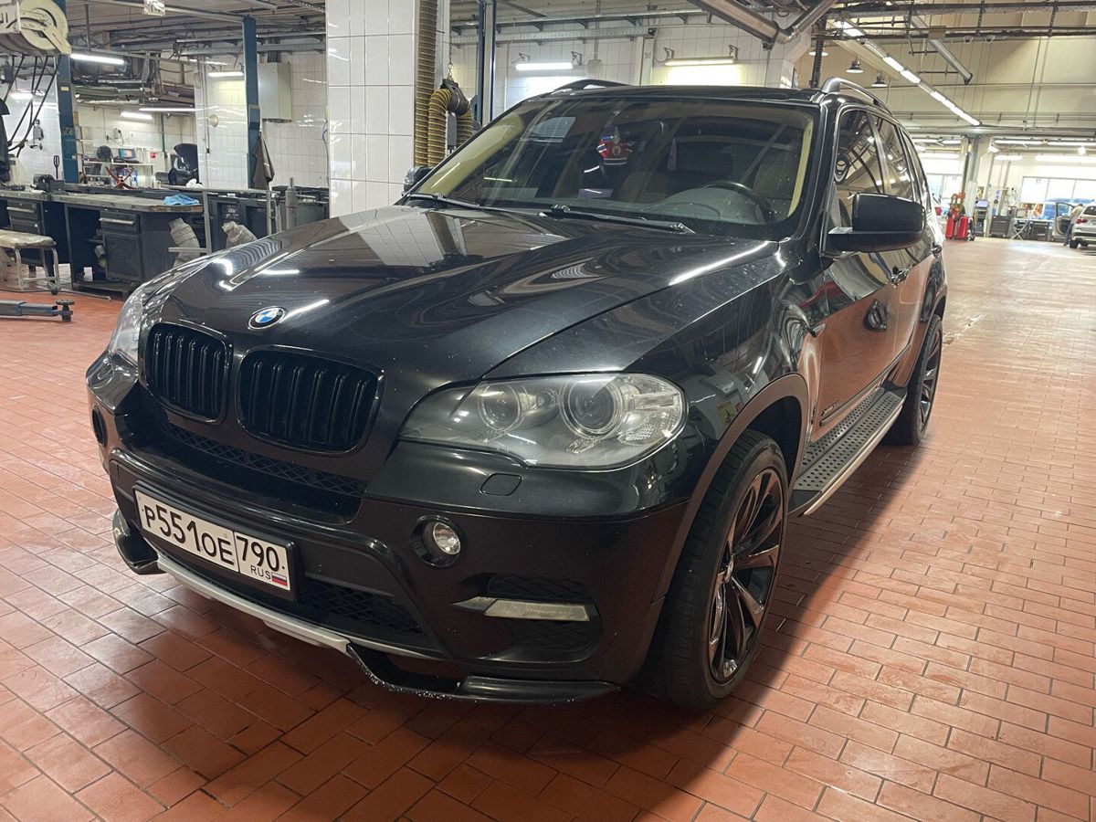 BMW X5 II (E70) [рестайлинг] 3.0 AT 4WD (306 л.с.) Luxury Серый 2013 с пробегом 215 800 км