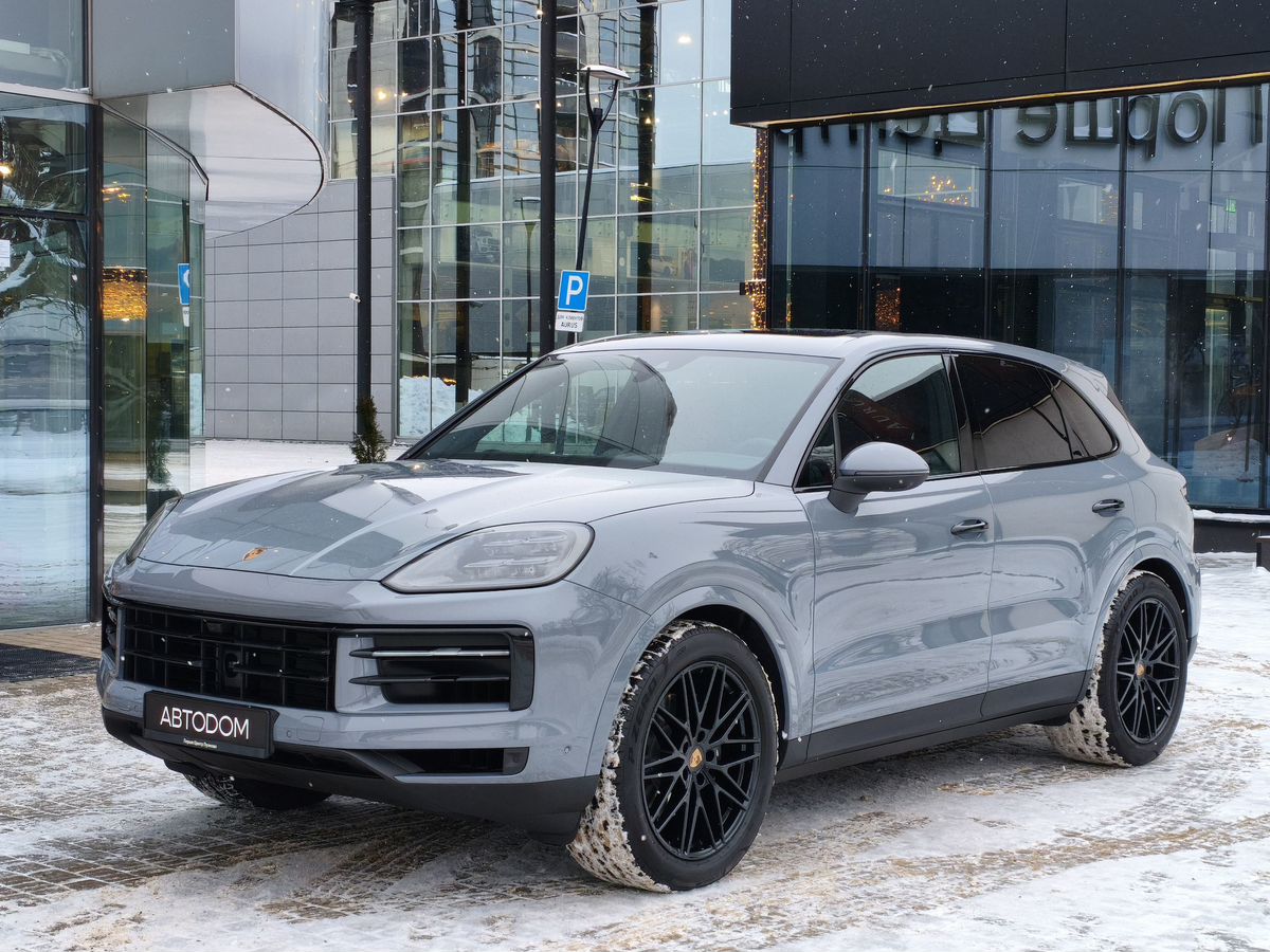 Автомобиль Porsche Cayenne III [рестайлинг] 3.0 AT 4WD (353 л.с.) Base Серый 2025 с пробегом 1 020 км